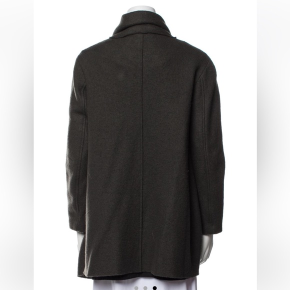 All saints drape Italian cloth wool coat - Picture 3 of 4